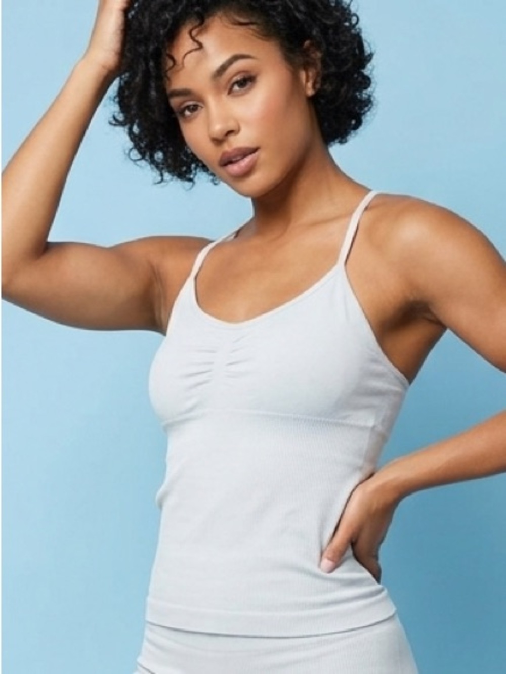 ☀️Women’s Light Blue Strappy Tank Top